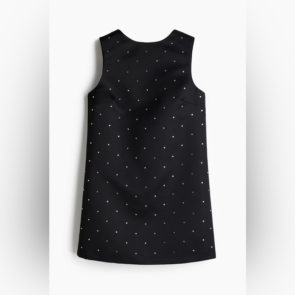 RHINESTONE-EMBELLISHED MINI DRESS